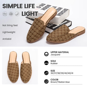 Women Summer New Cool and Anti slip Slippers with Letter Printing Design, Casual Slippers, Sandals, Exquisite Craftsmanship