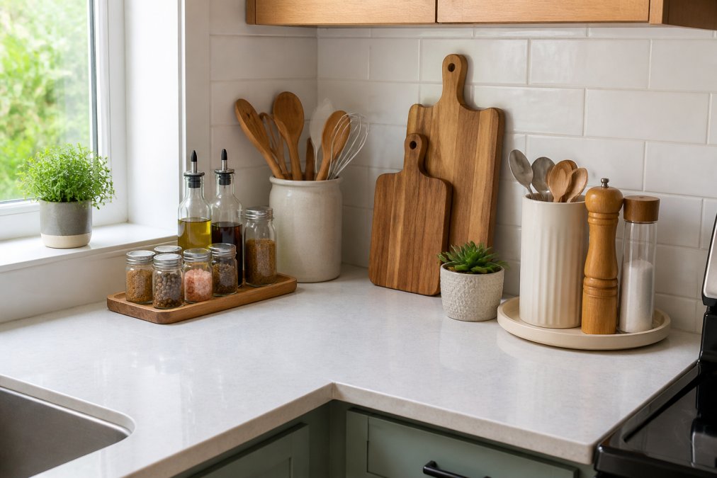 How to Organize Small Kitchen Counters for Beginners