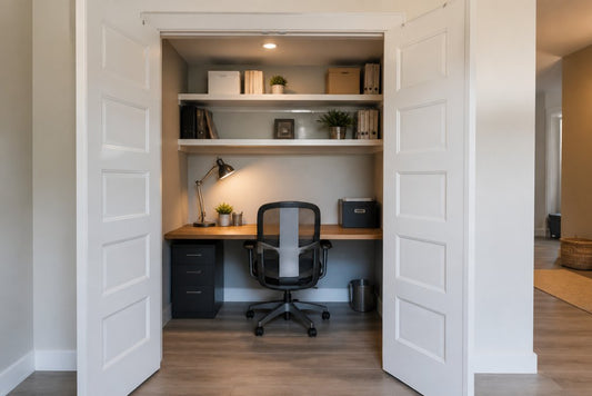 How to Set Up a Home Office in a Closet: 2026 Guide