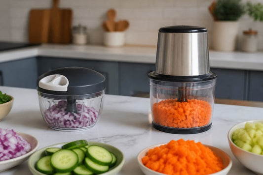 Manual vs Electric Vegetable Chopper for Meal Prep