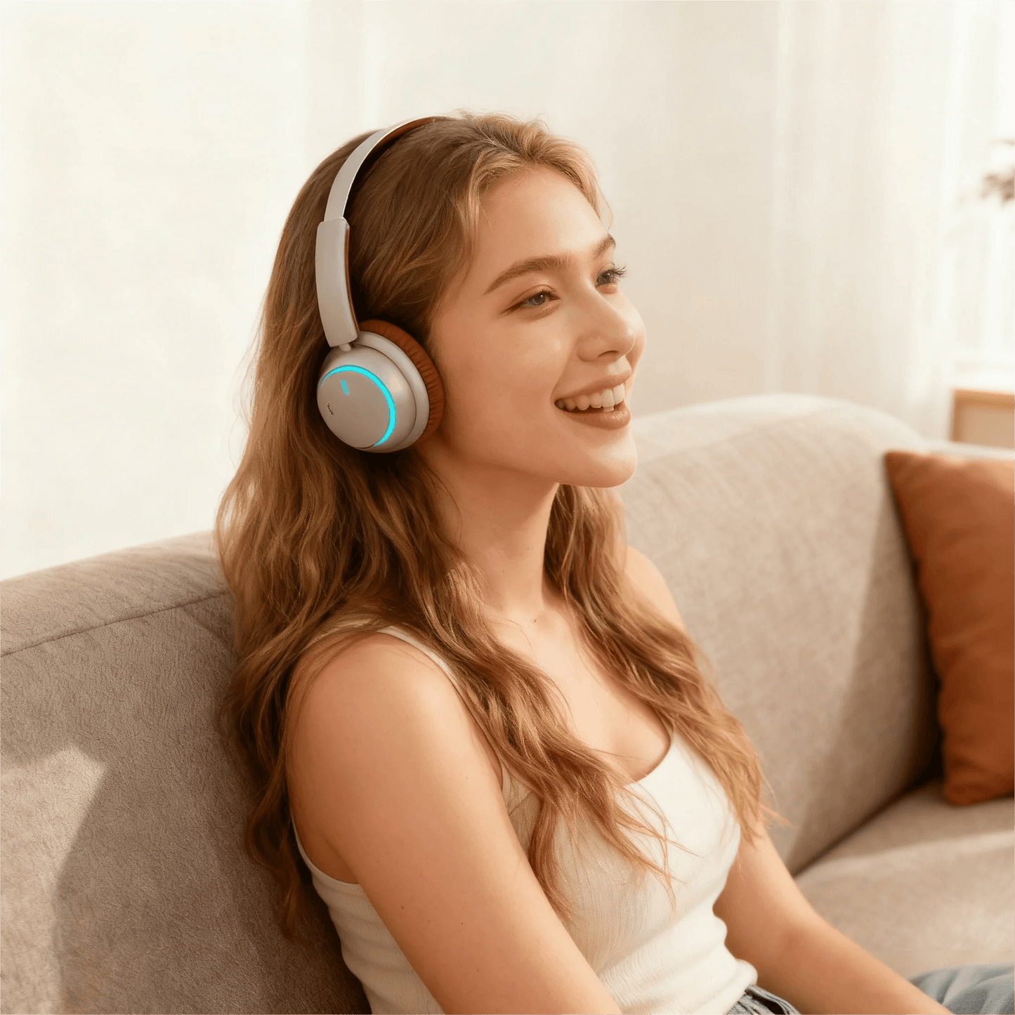 High-Quality Wireless Bluetooth-compatible Headphones, Smart Noise Cancelling, Universal Music Earbuds, V6.0 Headset Earphones
