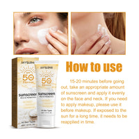 Jaysuing 40g Summer Probiotic Organic Sunscreen Outdoor Isolation Uv Protection Spf 50 Moisturizing Whiten Skin Body Sunblock