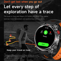 2026 New T-Rex3 Pro GPS Tracker 1100mAh Smartwatch Men 120-Day Standby Clock Rugged Outdoor Sport 10ATM Waterproof Call Watches
