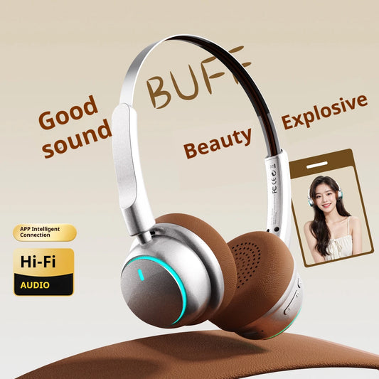 High-Quality Wireless Bluetooth-compatible Headphones, Smart Noise Cancelling, Universal Music Earbuds, V6.0 Headset Earphones