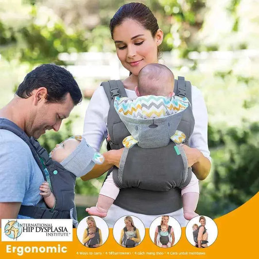 Front Hugging Baby Carrier Portable Children's Backpack Thickened Multifunctional Hoodie Kangaroo Style Baby Carrier
