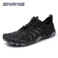 Water Shoes for Men Barefoot Beach Shoes Breathable Sport Shoes Quick Dry River Whtie Sea Aqua Sneakers Soft Beach Sneakers