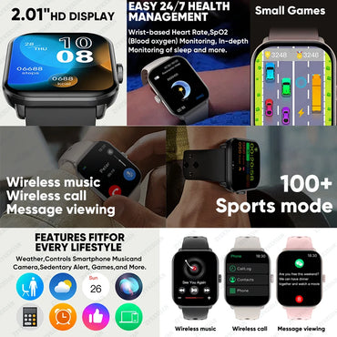 New Watch 5 Smart Watch Women AMOLED Screen Fitness Tracker Heart Rate ECG GPS Track Waterproof Call Smartwatch For IOS Android