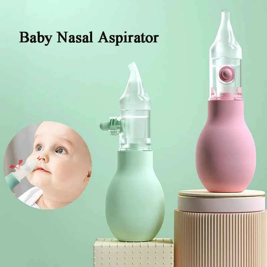 Soft Nasal Aspirator for Baby Anti-back Flow Nose Sucker New Born Vacuum Nose Cleaner Silicone Baby Safety Care Diagnostic-tool