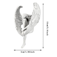 Creative Sculpture Decoration Redemption Angel Statue Jewelry Redemption Statuette Religious Garden Home Decoration