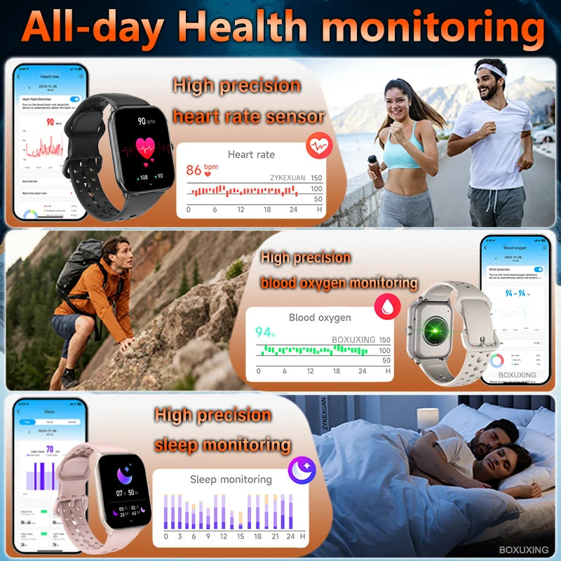 New Watch 5 Smart Watch Women AMOLED Screen Fitness Tracker Heart Rate ECG GPS Track Waterproof Call Smartwatch For IOS Android