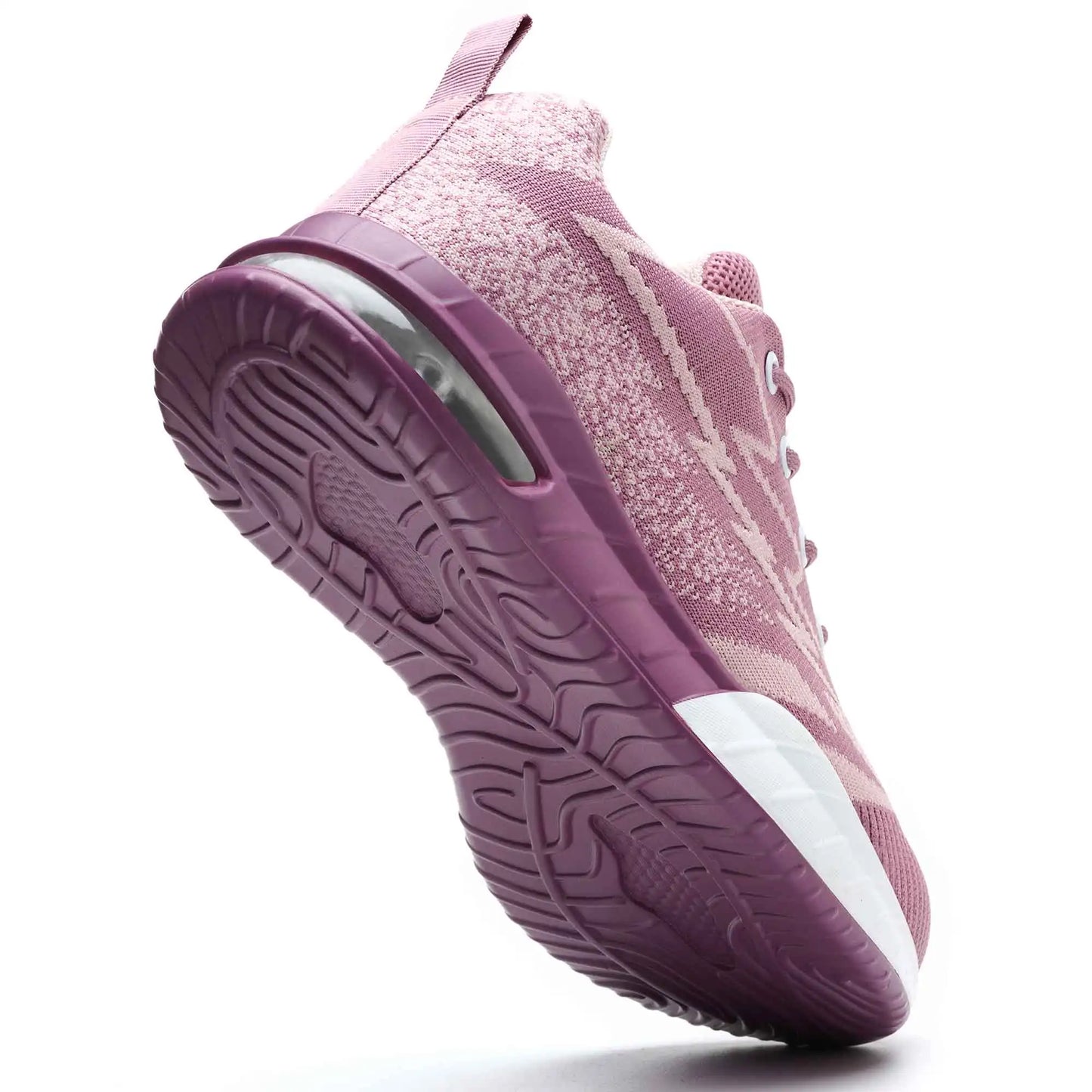 Women's Safety Shoes with Air Cushion Sole Work Shoes Comfortable Breathable Lightweight Safety Footwear