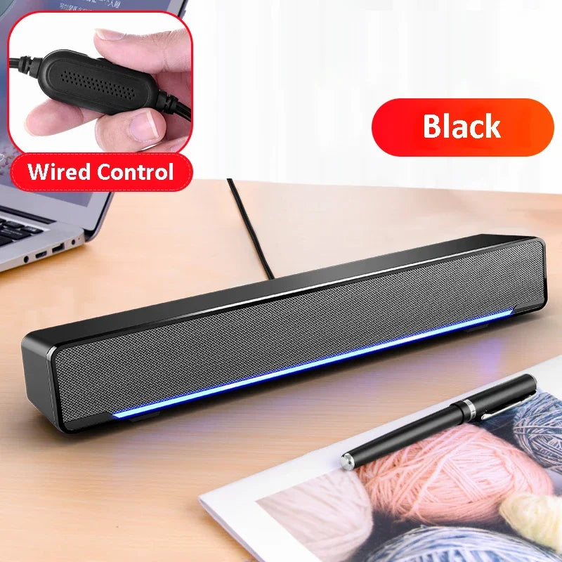 Soundbar Wired And Wireless Bluetooth 5.0 Speaker For TV Soundbar With Subwoofer Wireless Bluetooth Sound Bar For TV Laptop