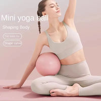 Women Gym Yoga Fitness Ball Thickening Type Anti-explosion Diameter 25 Cm Pilates Workout Mini Ball Sculpting Legs and Hips