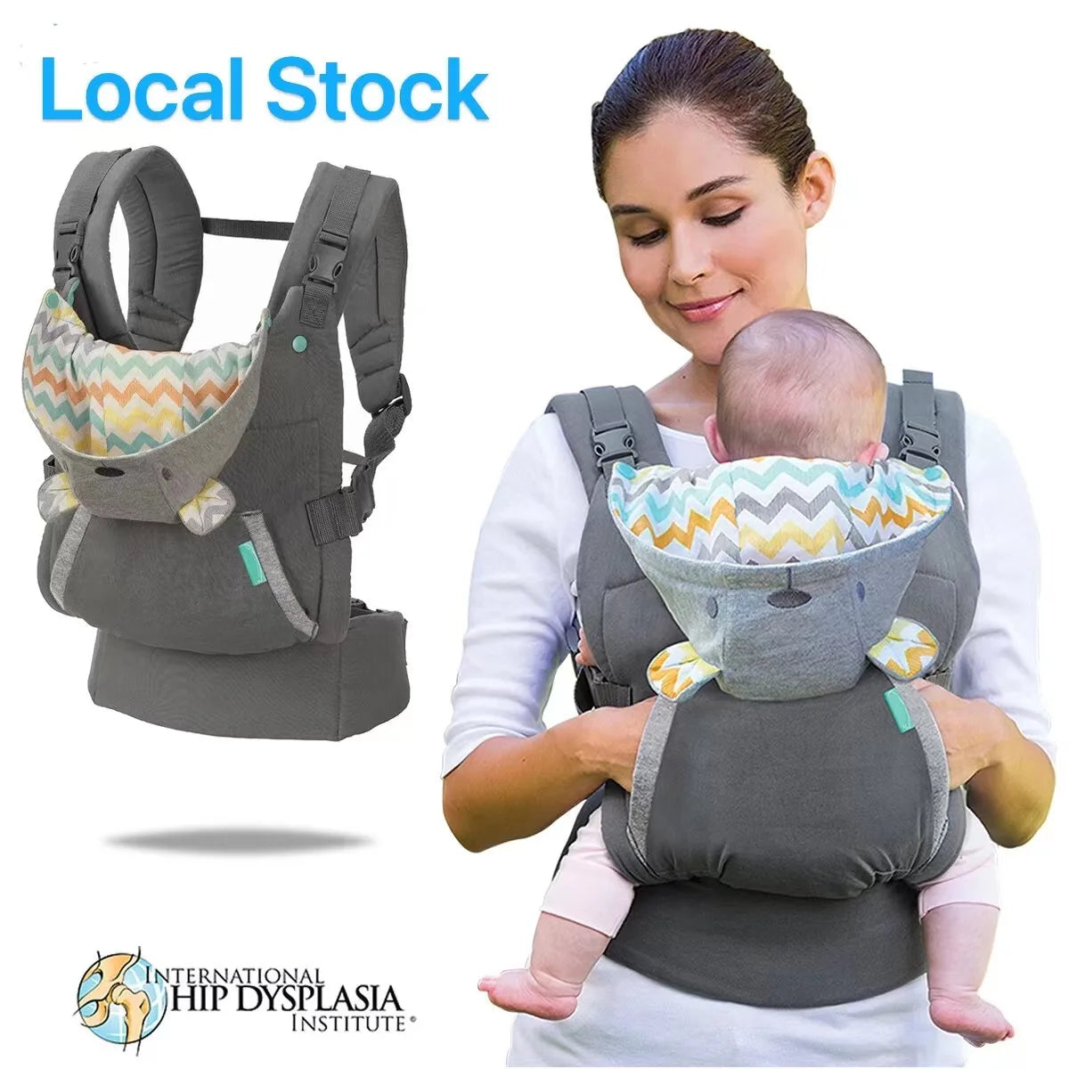 Front Hugging Baby Carrier Portable Children's Backpack Thickened Multifunctional Hoodie Kangaroo Style Baby Carrier