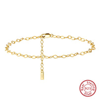 Rinntin Genuine 925 Sterling Silver Ball Faceted Bead Chain Anklets Fashion Women Summer Foot Bracelet Ankle Straps Jewelry SA80