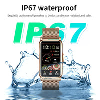 LIGE Smart Bracelet Women Smartwatch Men Heart Rate Blood Oxygen Waterproof Sport Smart Band Ladies Men Watch For Android IOS
