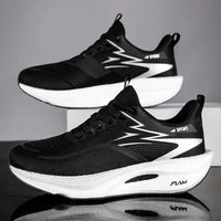 Marathon Men Sports Running Shoes Carbon Board Air Cushion Breathable Lightweight Women's Comfortable Athletic Nonskid Sneakers