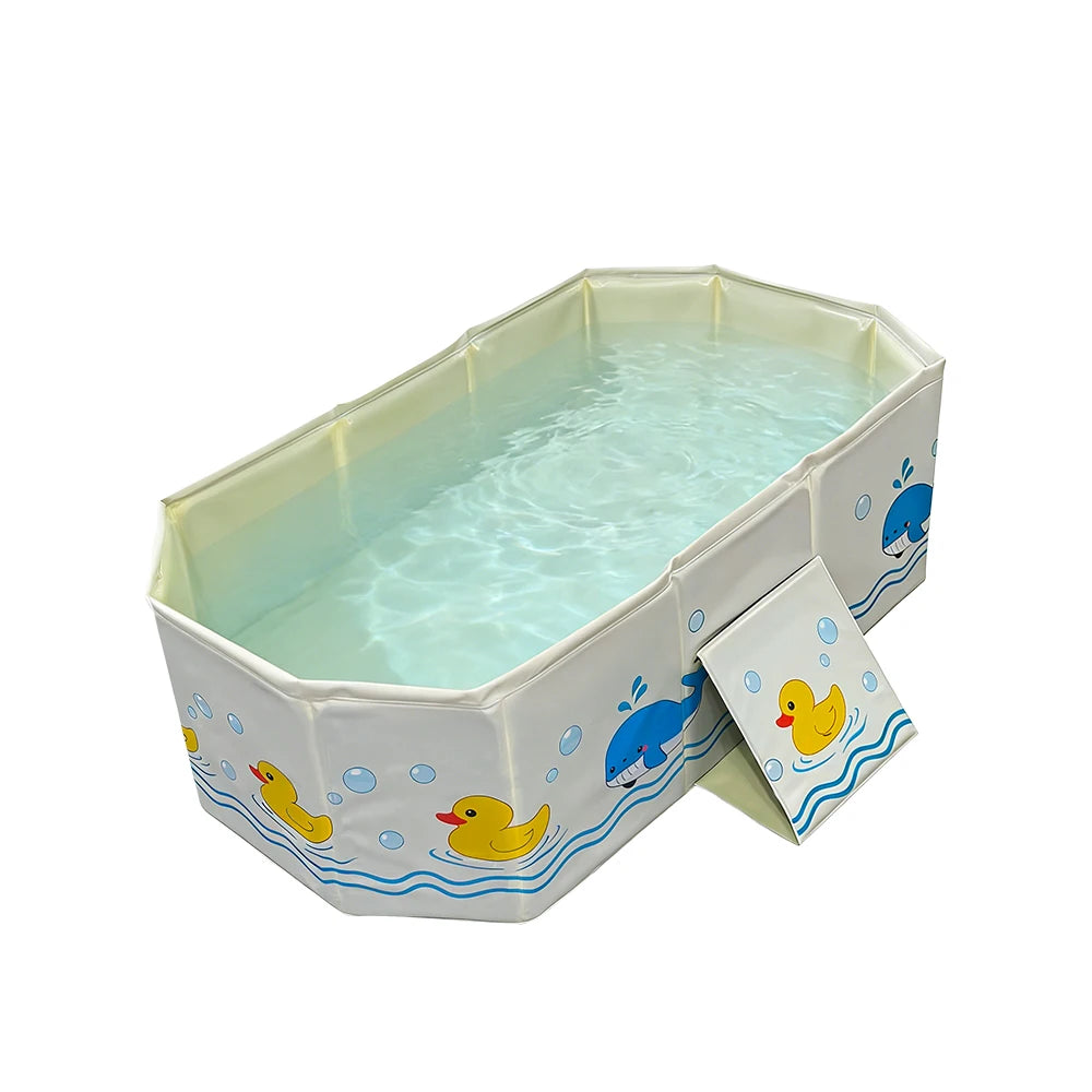1pc Baby Bath Basin Foldable Bath Basin Easy To Store Simple Bathtub Convenient To Carry For Indoor And Outdoor Use