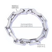 2024 Fashion High Luxury Bamboo Bracelet for Men and Women, Non-fading Titanium Steel Zircon Hip-hop Jewelry Accessories