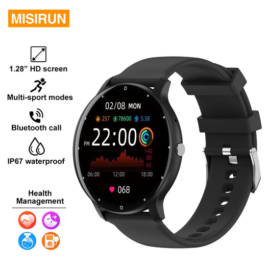 ZL02CPRO 1.28“ Smart Watch Men Sports Fitness Watches Heart Rate Monitor Bluetooth Call IP67 Waterproof Sport Women Watches