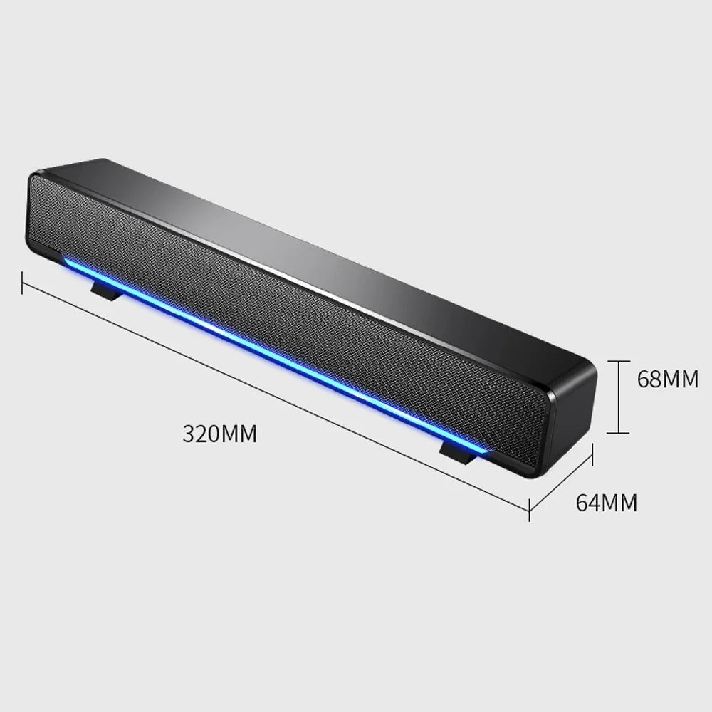 Soundbar Wired And Wireless Bluetooth 5.0 Speaker For TV Soundbar With Subwoofer Wireless Bluetooth Sound Bar For TV Laptop