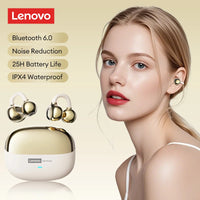 Lenovo LE302 HIFI Stereo Sports Ear Clip Earphones OWS Bluetooth 6.0 Headset Noise Cancelling Headphones Long Endurance Earbuds