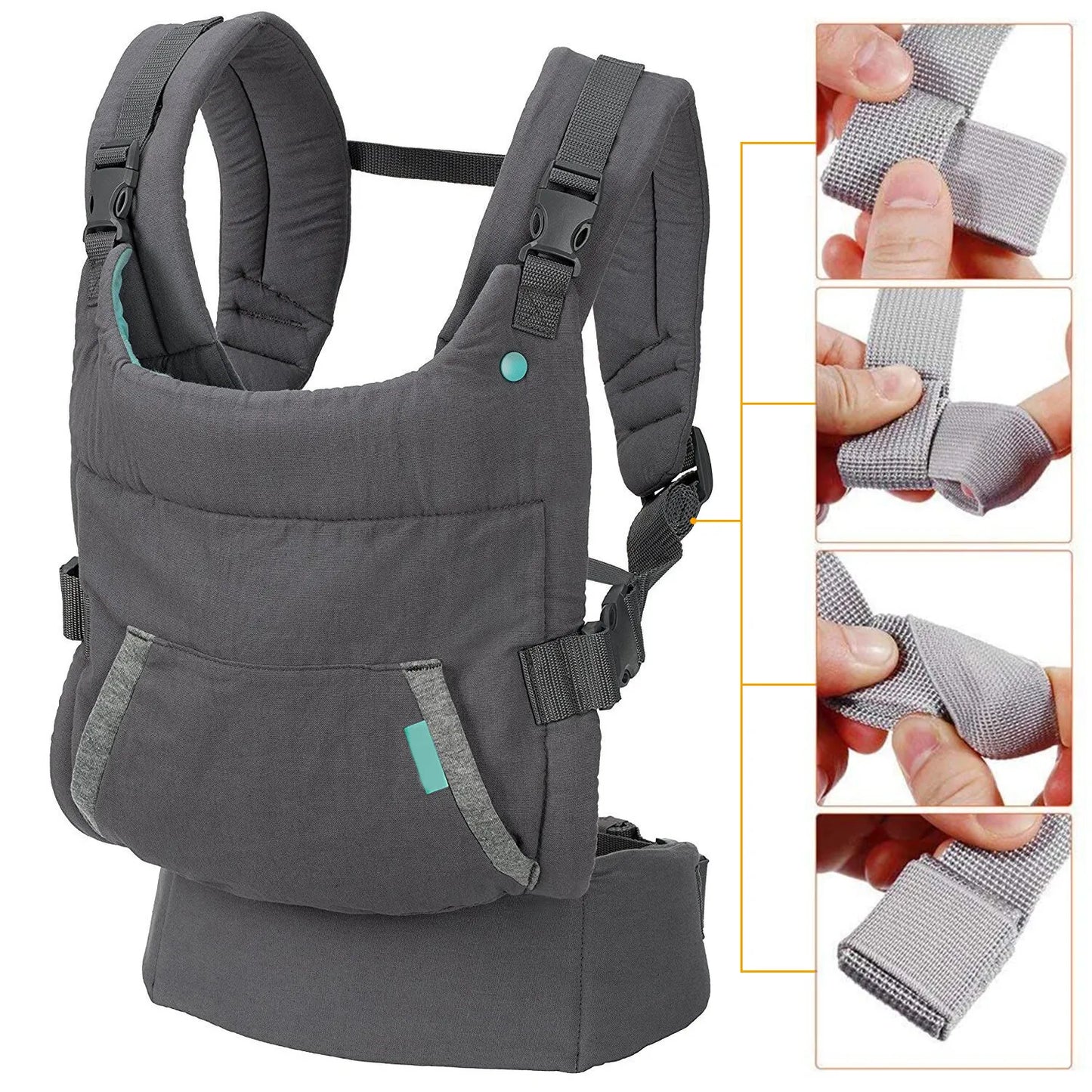 Front Hugging Baby Carrier Portable Children's Backpack Thickened Multifunctional Hoodie Kangaroo Style Baby Carrier