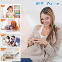 Mini WiFi Camera 1080P HD, Indoor Security Cam with Night Vision, 2-Way Audio, Baby & Pet Monitoring