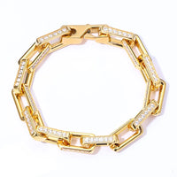 2024 Fashion High Luxury Bamboo Bracelet for Men and Women, Non-fading Titanium Steel Zircon Hip-hop Jewelry Accessories