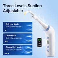 Visible Electric Tonsil Stone Remover Tool Visible Tonsil Stone Removal Kit 3 Suction Modes Tonsil Stone Removal Oral Care