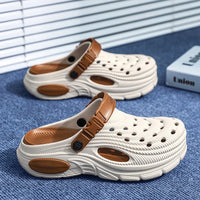 Plus Size47 48 Men Clogs Sandals Summer Outdoor Garden Clogs Hole Shoes Male Casual Shoes Water Shoes Comfort Home Soft Slippers