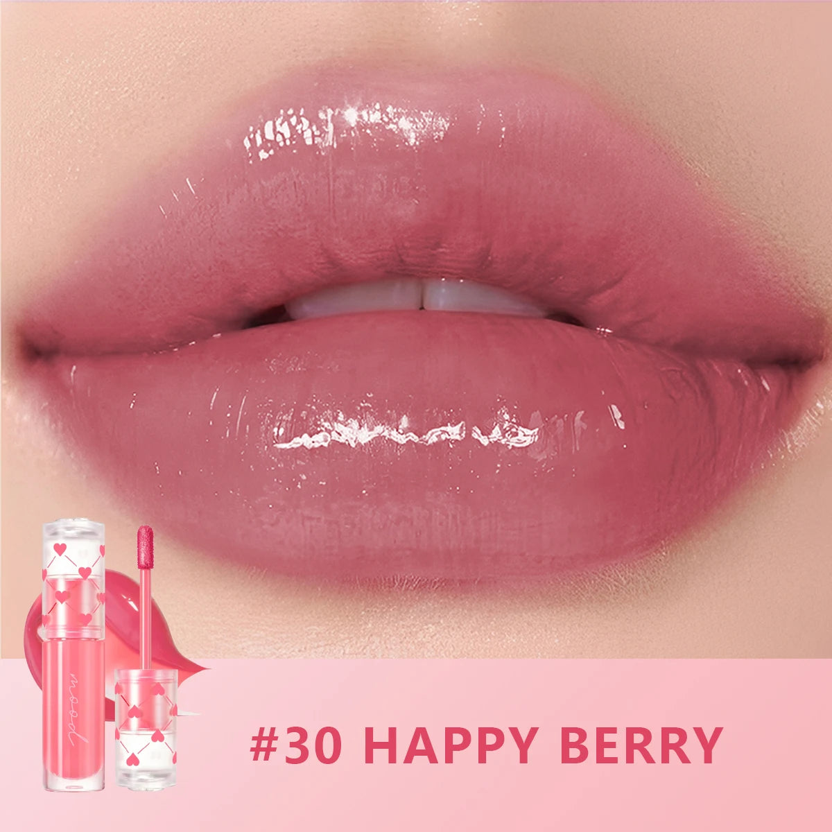 PERIPERA INK MOOD GLOWY TINT,Non-Sticky&Vivid Color,High-Shine Formula,Lightweight&Smudge-Proof,Korean Cosmetic,Korean Makeup