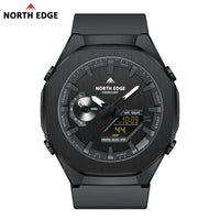 NORTH EDGE MERCURY Men's Military Digital Watch Stopwatch Waterproof 50M Sports Watches World Time