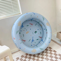 87cm Baby Inflatable Swimming Pool Outdoor Paddling Pool Infant Pool Round Children Room Bath Swimming Ring Summer Bathing Pool