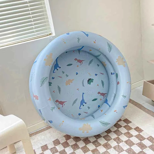 87cm Baby Inflatable Swimming Pool Outdoor Paddling Pool Infant Pool Round Children Room Bath Swimming Ring Summer Bathing Pool