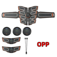 EMS Abdominal Muscle Trainer Portable Massager Electronic Training Belt Exercise Fitness Equipment Toning Arm Back Body Massager