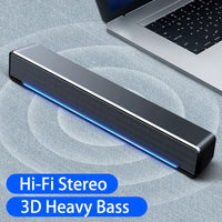 Soundbar Wired And Wireless Bluetooth 5.0 Speaker For TV Soundbar With Subwoofer Wireless Bluetooth Sound Bar For TV Laptop