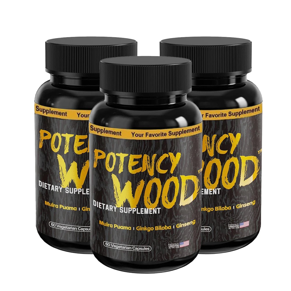 Extra Strength Male Supplement with Panax Ginseng Ashwagandha Gingko Tribulus Extract for Energy, Stamina, & Boosting Blood Flow