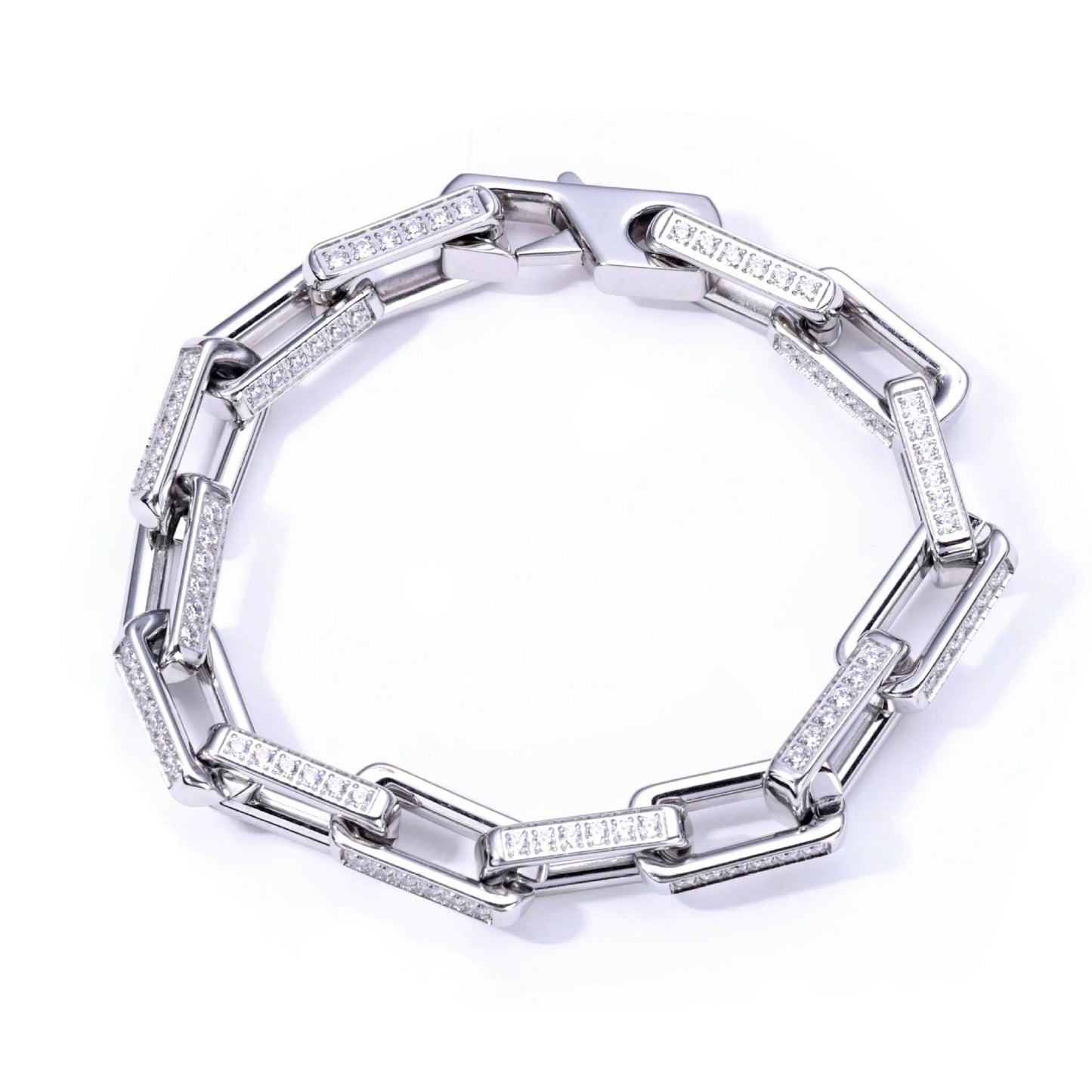 2024 Fashion High Luxury Bamboo Bracelet for Men and Women, Non-fading Titanium Steel Zircon Hip-hop Jewelry Accessories