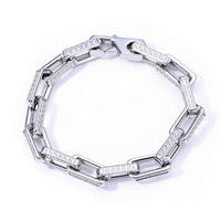2024 Fashion High Luxury Bamboo Bracelet for Men and Women, Non-fading Titanium Steel Zircon Hip-hop Jewelry Accessories