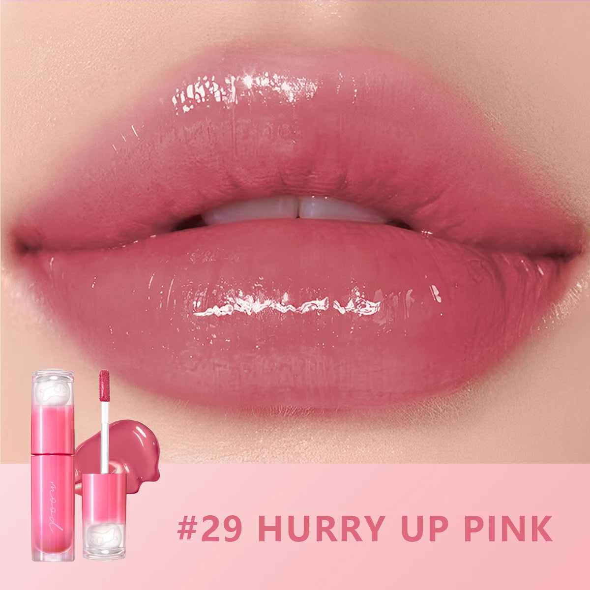 PERIPERA INK MOOD GLOWY TINT,Non-Sticky&Vivid Color,High-Shine Formula,Lightweight&Smudge-Proof,Korean Cosmetic,Korean Makeup