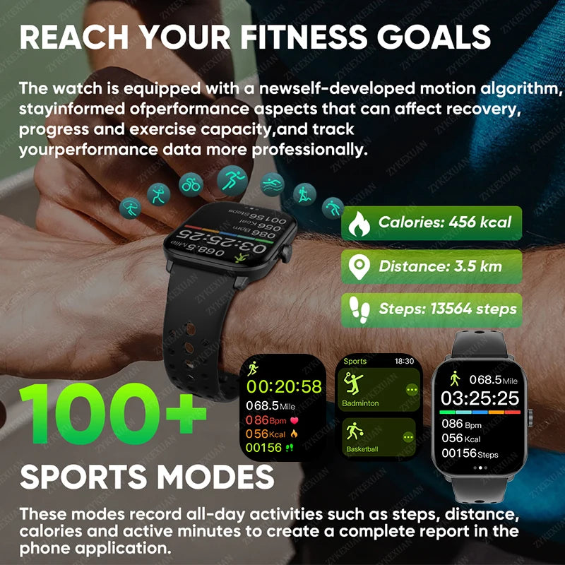 New Watch 5 Smart Watch Women AMOLED Screen Fitness Tracker Heart Rate ECG GPS Track Waterproof Call Smartwatch For IOS Android