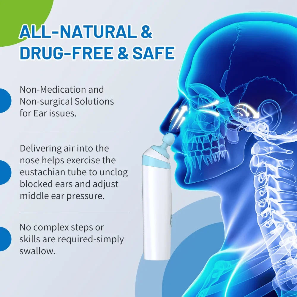 Electric Tinnitus Relief Device Ear Pressure Expander Treat Ringing Relieve Pain Dizziness Otitis Improve Hearing Ear Care Tools