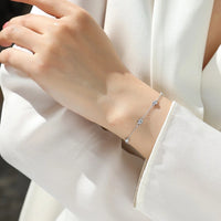 3mm Bubble Moissanite Bracelets for Women Certified Original 18k Gold Plated 925 Silver Full Diamond Bezel Bracelet Fine Jewelry