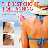 EELHOE 100ml Tanning Oil Spray Darker Sun Tan Bronzer Skin Tanned Intensifier Natural Nourishing Moisturizing Self-Tanning Care