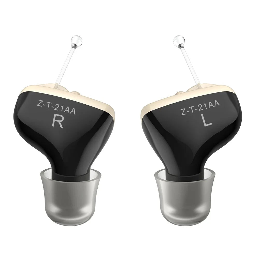 2025 Best Elderly Hearing Aid ITE Deaf The Listening Device Mini Wireless Sound Amplifier Invisible Hearing Aids Headphones