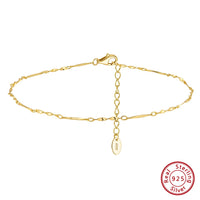 Rinntin Genuine 925 Sterling Silver Ball Faceted Bead Chain Anklets Fashion Women Summer Foot Bracelet Ankle Straps Jewelry SA80