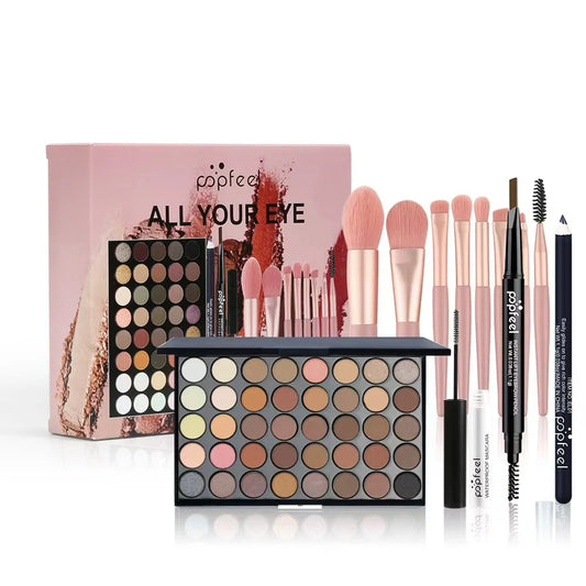 40 Color Eye Shadow Combination Set Beginner Makeup Tools Perfect Beauty Solution Valentines Day Gifts